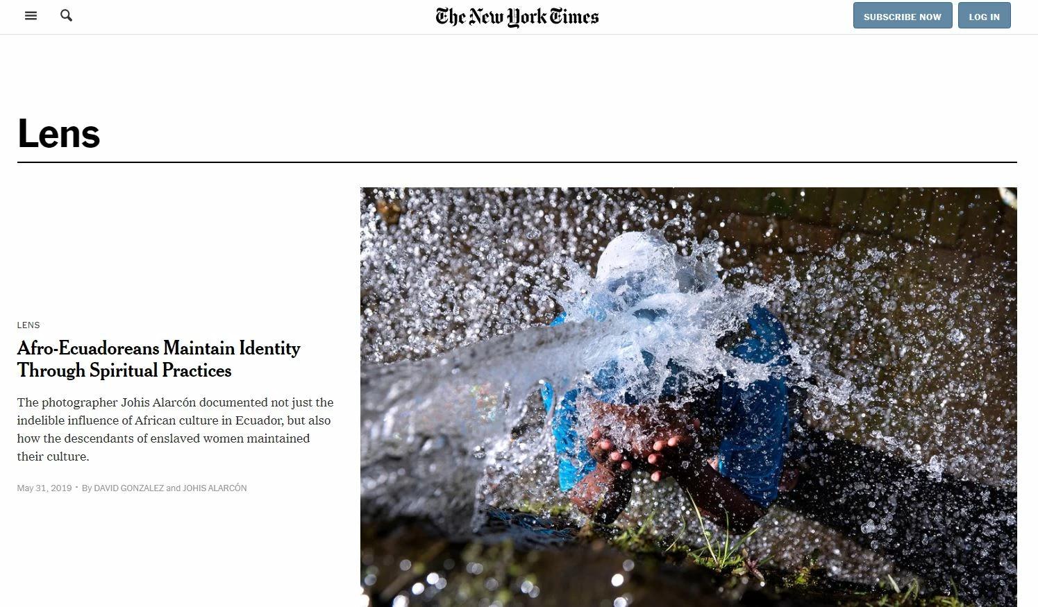 New York Times Lens Section
