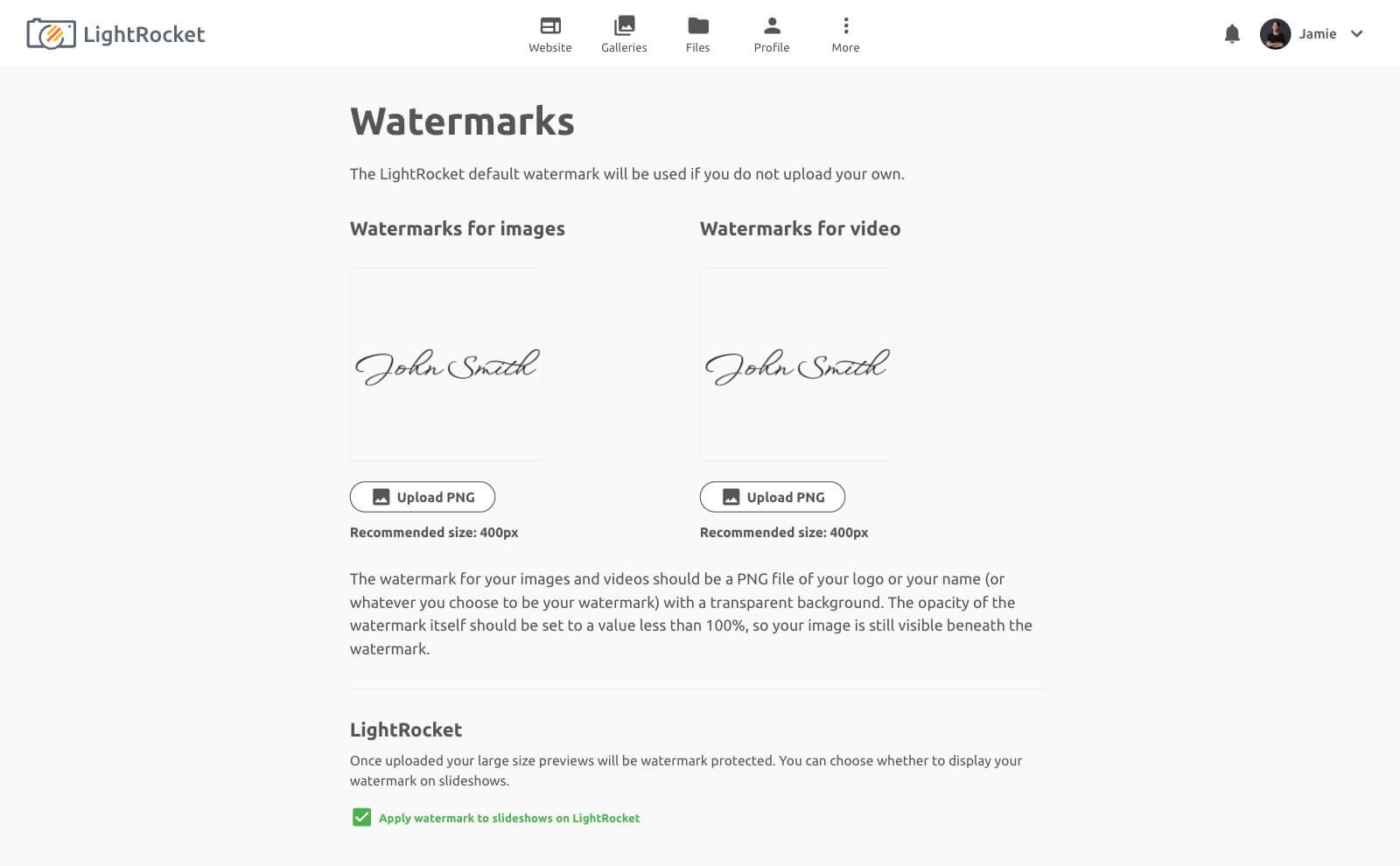 Watermarks