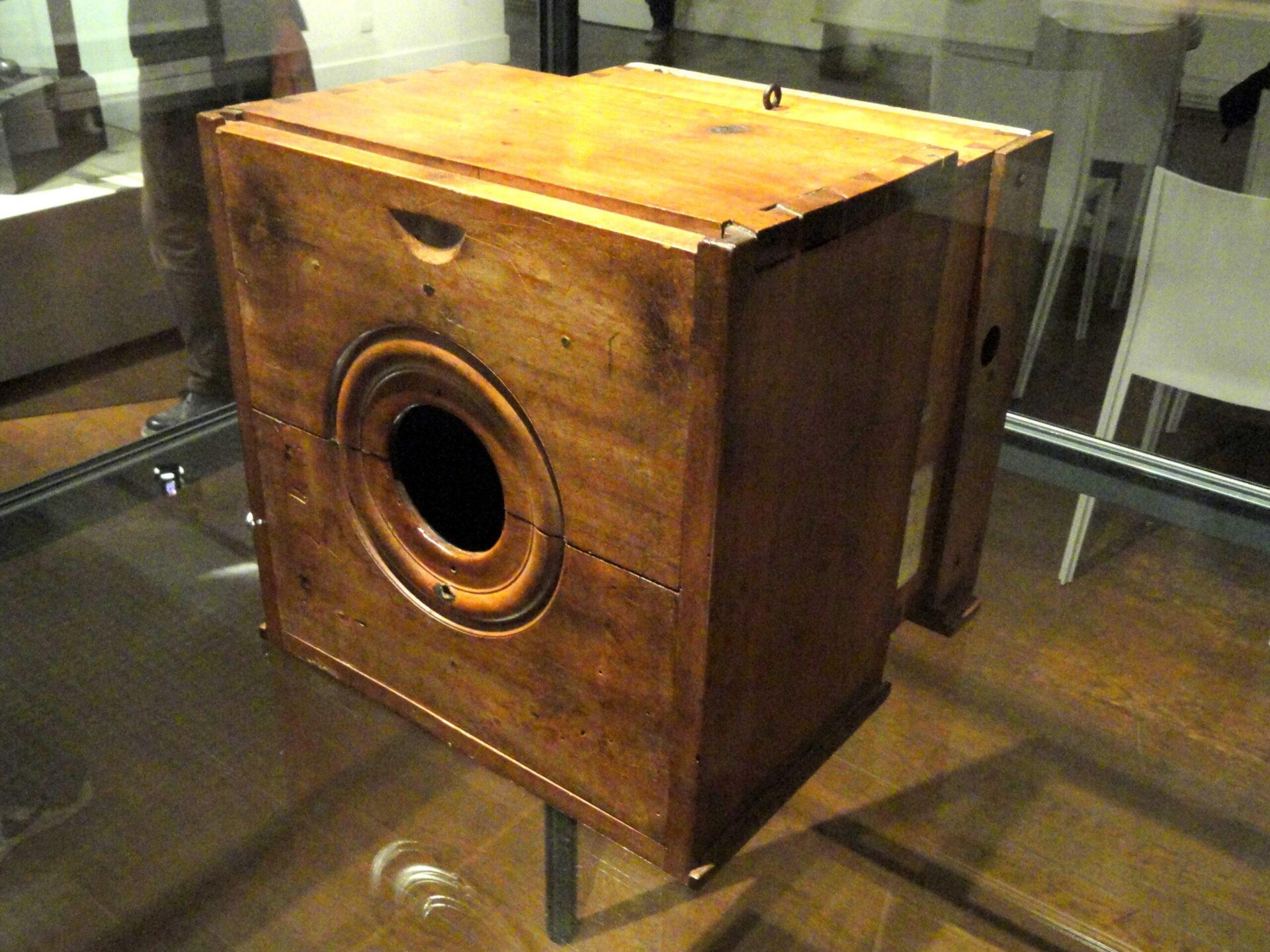The first camera prototype invented by Nicéphore Niépce.