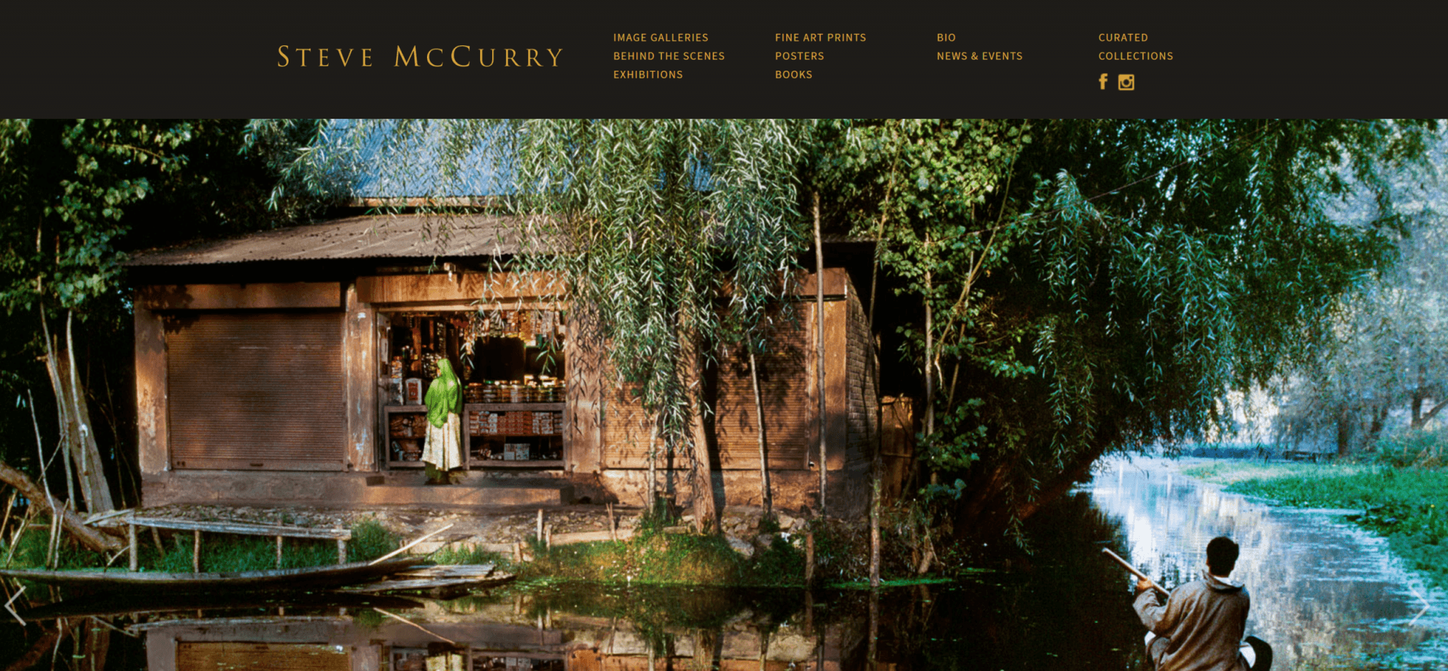 Steve McCurry portfolio website