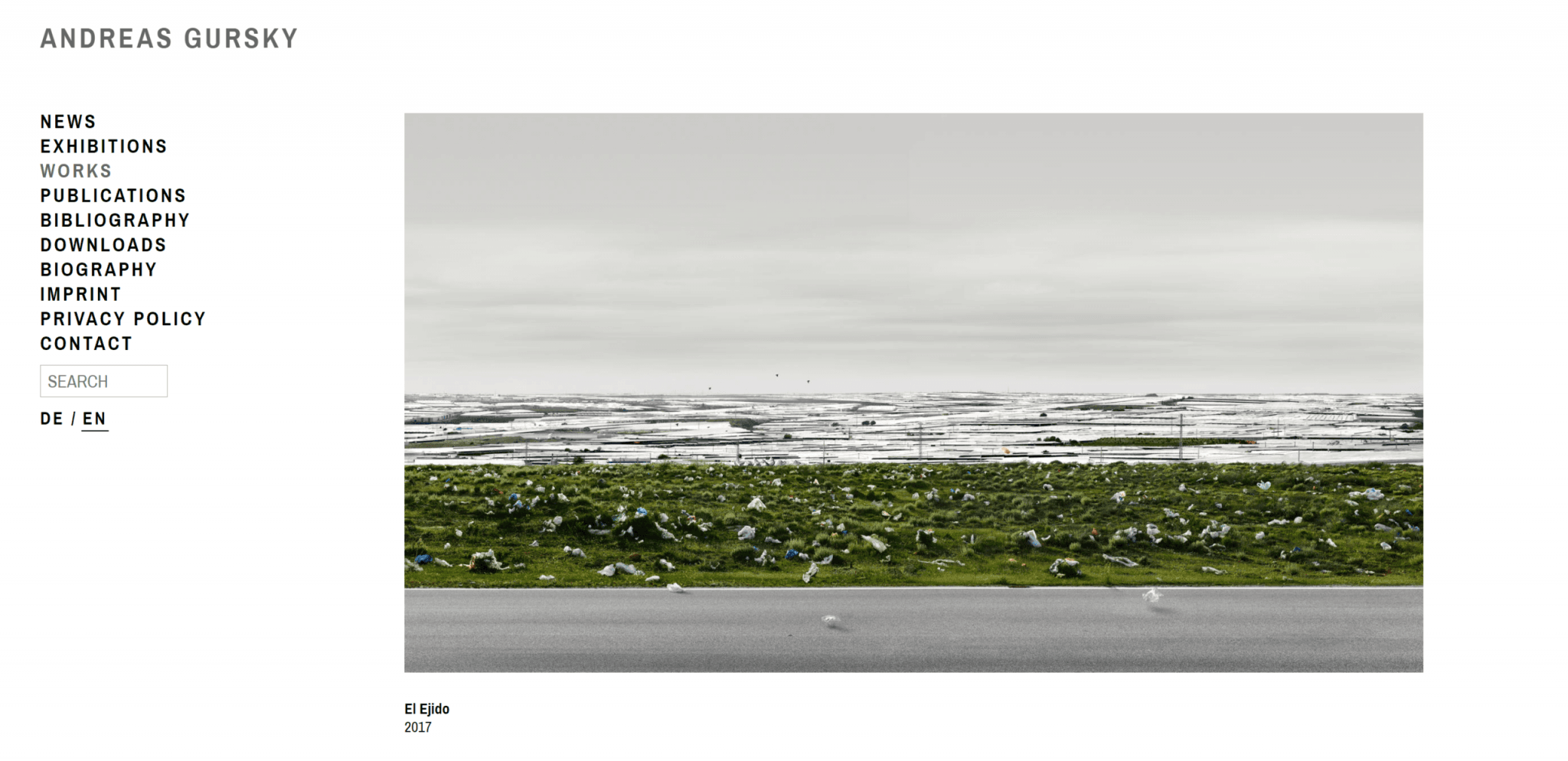 Andreas Gursky website