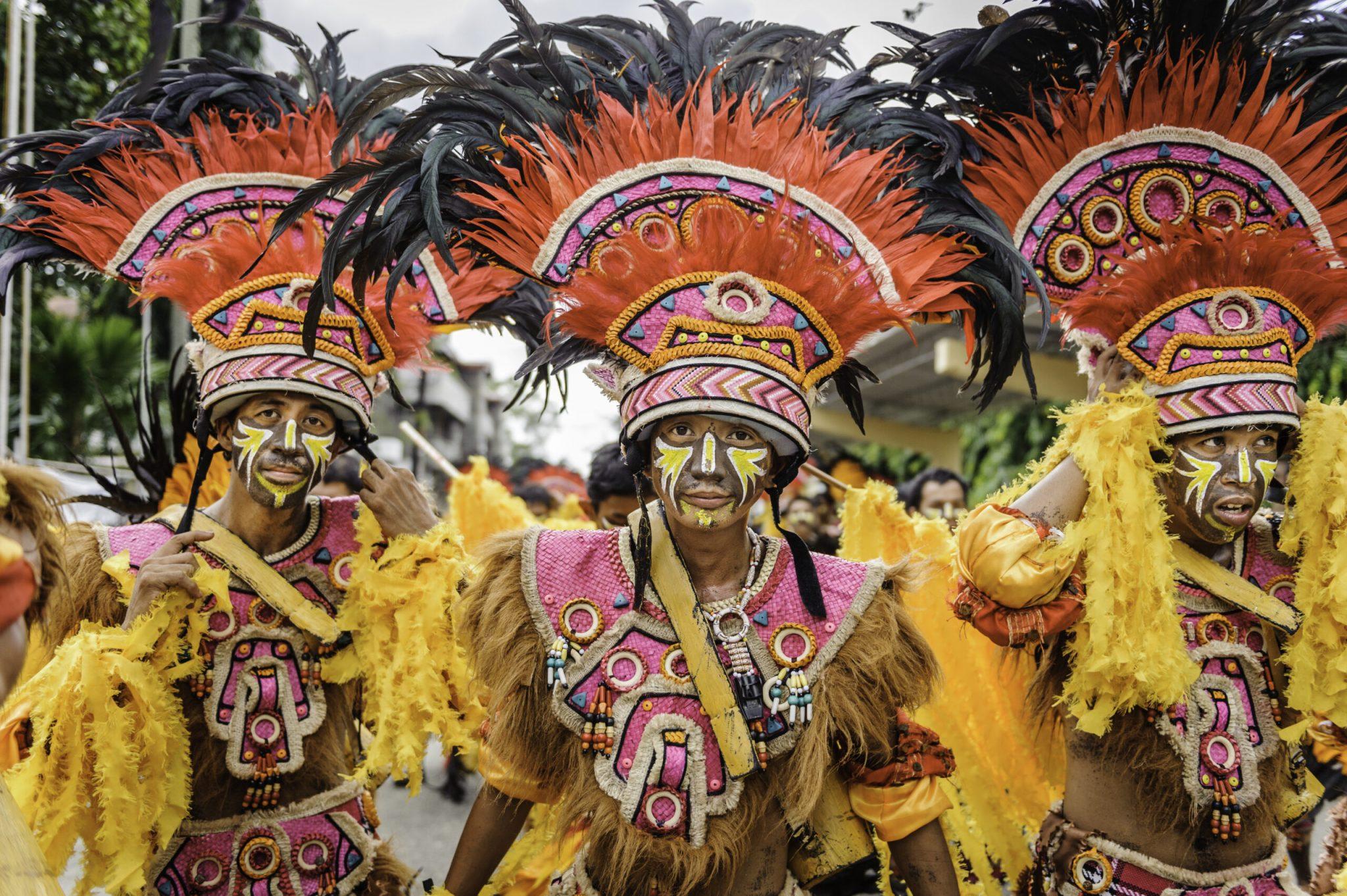 Participants of the parade during the celebration of Dinagyang in homage to “The Santo Niño”, Iloilo, Philippines. Photo and story credits by Jorge Fernandez Garces.