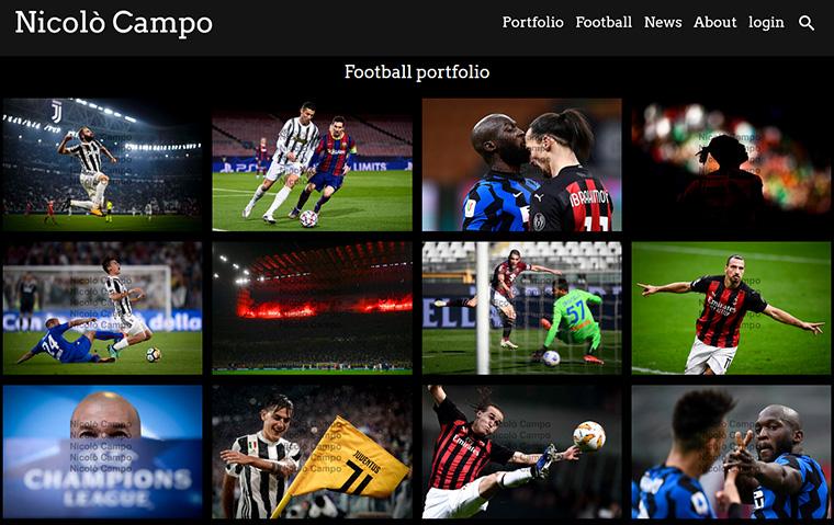 Nicolò Campo is an Italian sports photographer and photo journalist who specialises in soccer.