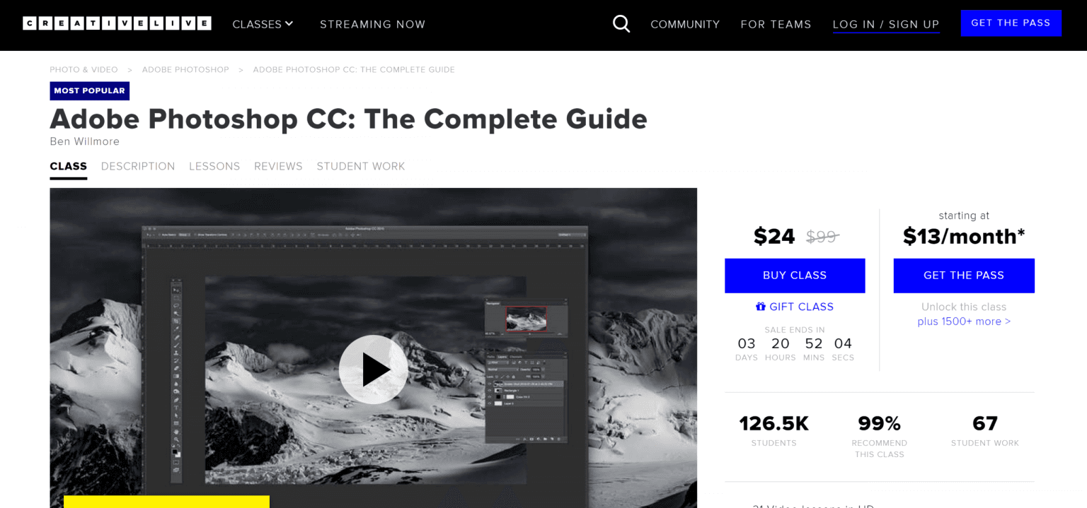 Creativelive: Adobe Photoshop CC, The Complete Guide