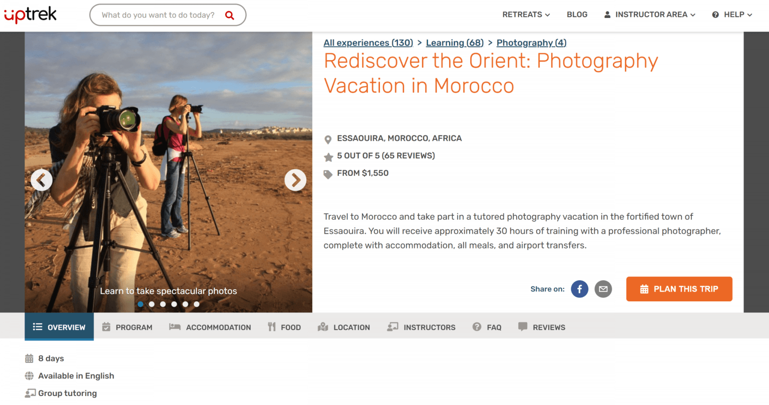 Rediscover the Orient: Photography Vacation in Morocco