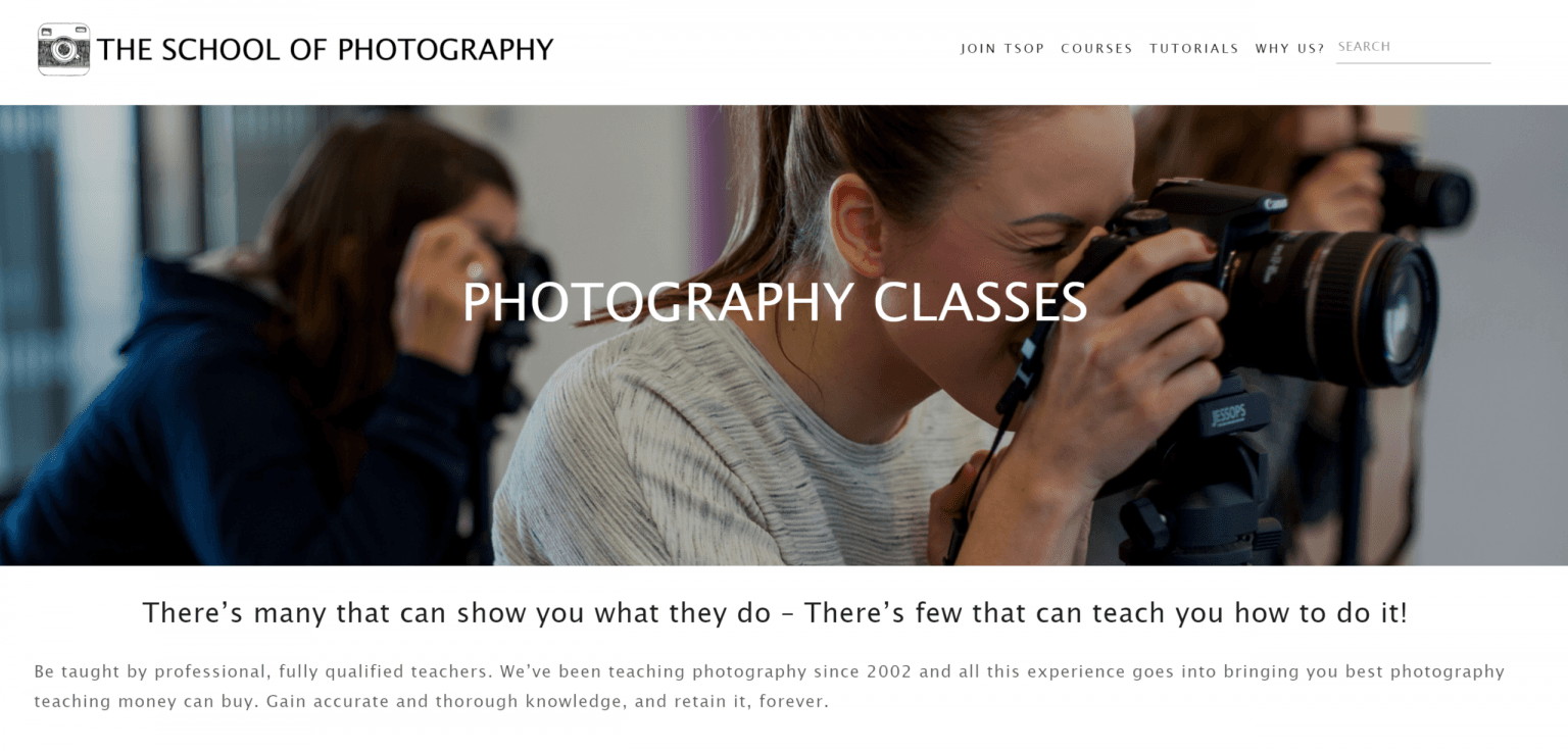 School of Photography Workshops