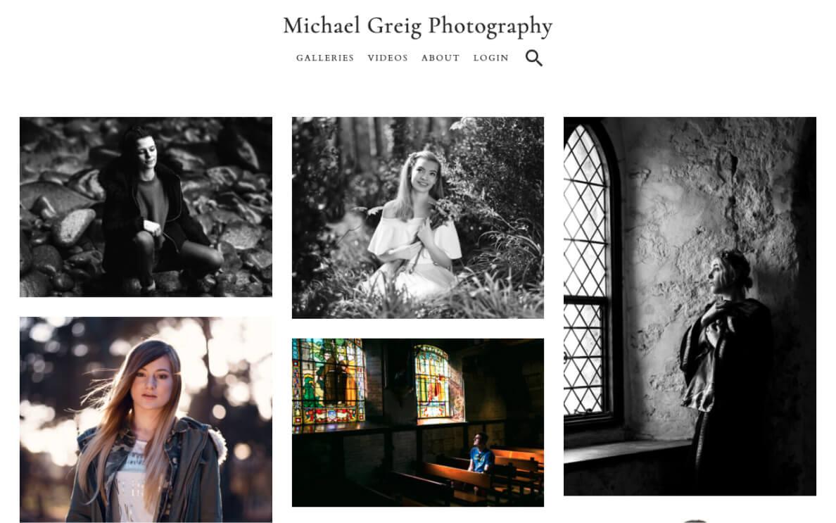 Preview of Michael Greig template